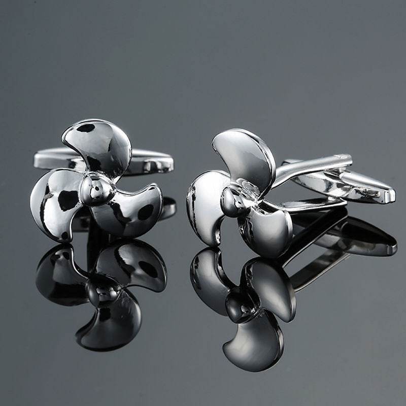 Grass Rose Gold & Silver Cufflinks - Premium Stylish Accessory for Anyone - Buy Center