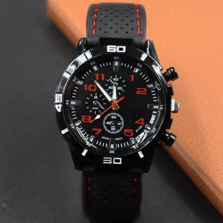 Buy Center Men's Sports Watch - Silicone Rubber, Quartz, 42mm Dial - Buy Center