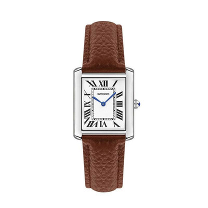 Roman Scale Waterproof Couple Watch - Trendy Fashionable Accessory 2025 - Buy Center