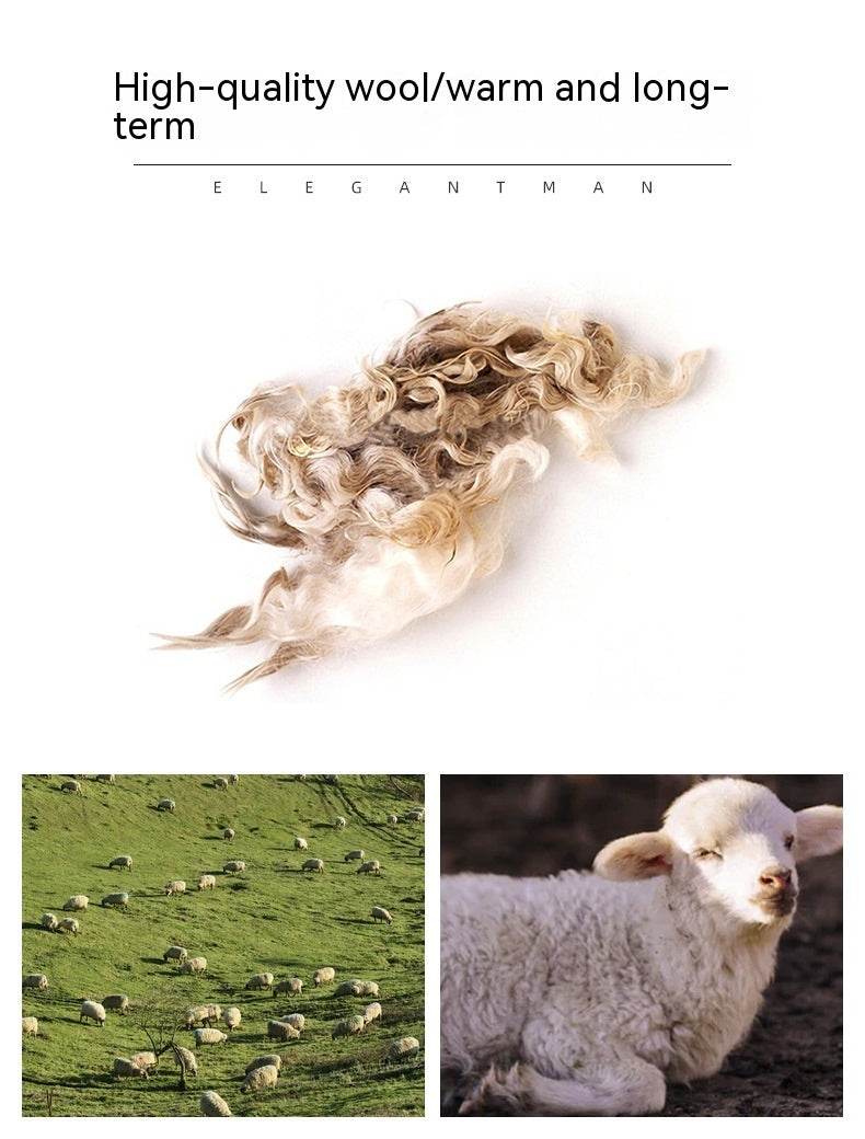 Men's Mid-Length Woolen Coat - Casual Double-Sided Winter Outerwear - Buy Center