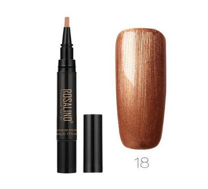 5ml Solid Color Nail Art Pen - Easy Application in 58 Vibrant Shades - Buy Center