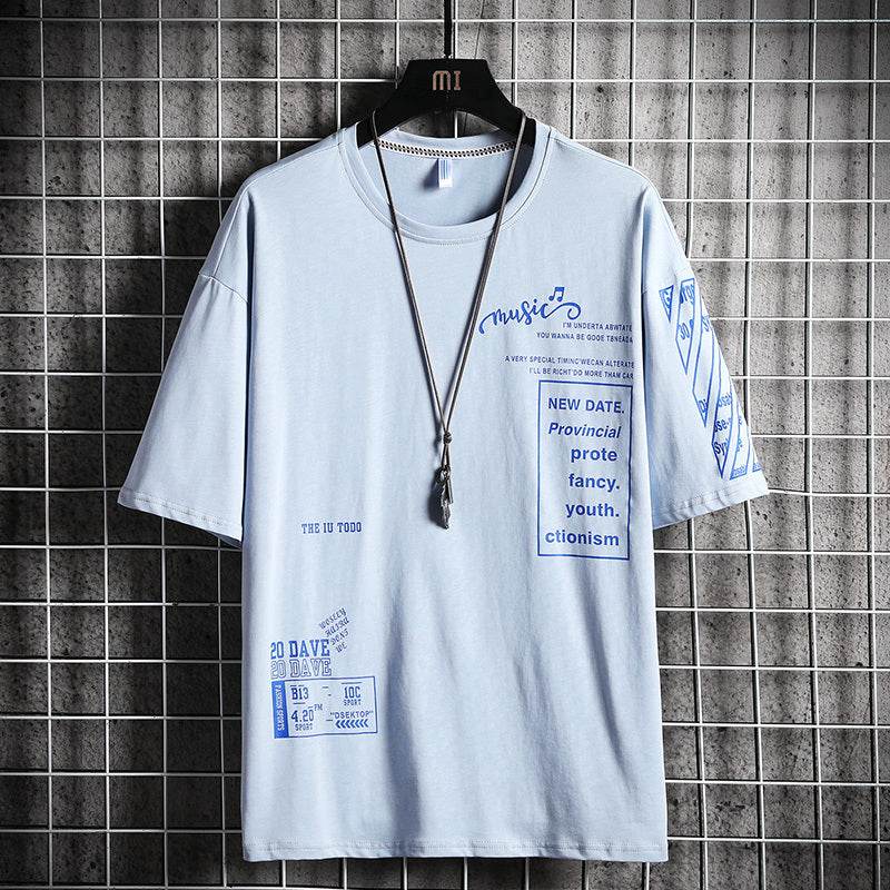 Buycenter Trendy Half Sleeve Cardigan - Loose Fit, Alphanumeric Print - Buy Center