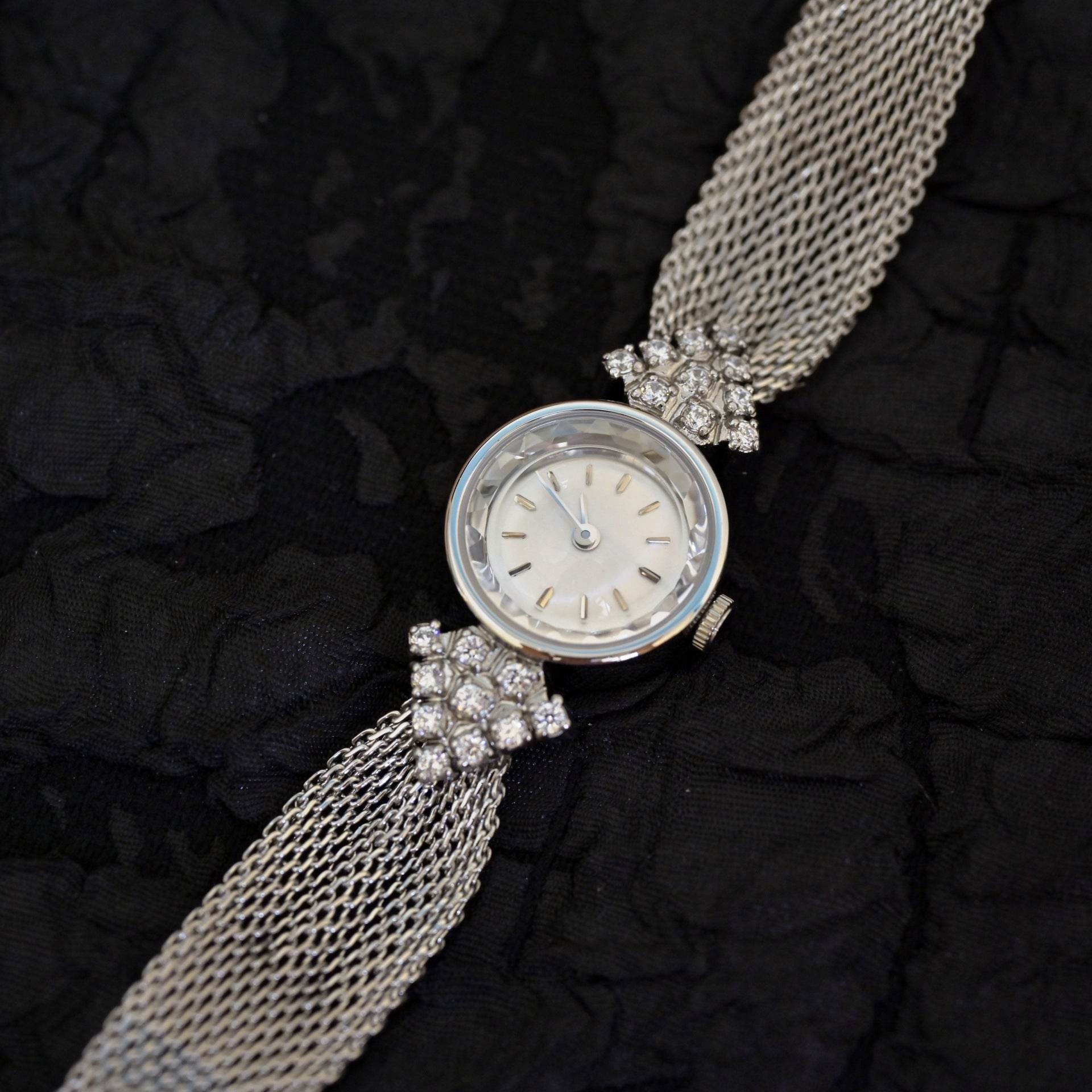Vintage Kaleidoscope Diamond Quartz Watch - Elegant Women's Dress Accessory - Buy Center