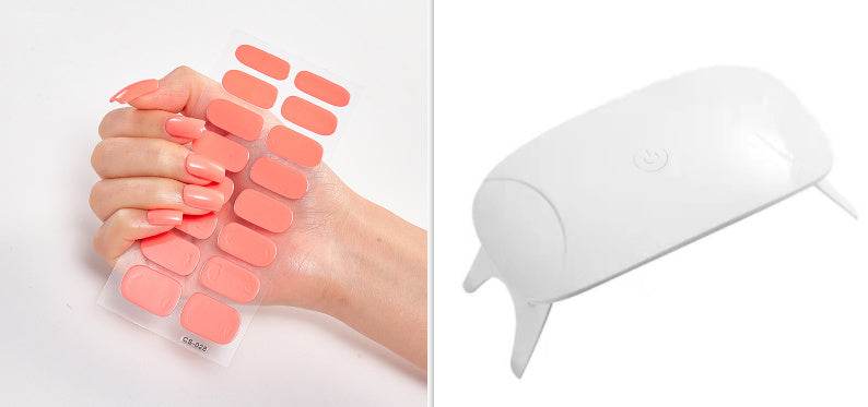 Waterproof Letter Color Nail Stickers - Long Lasting Stylish Designs - Buy Center