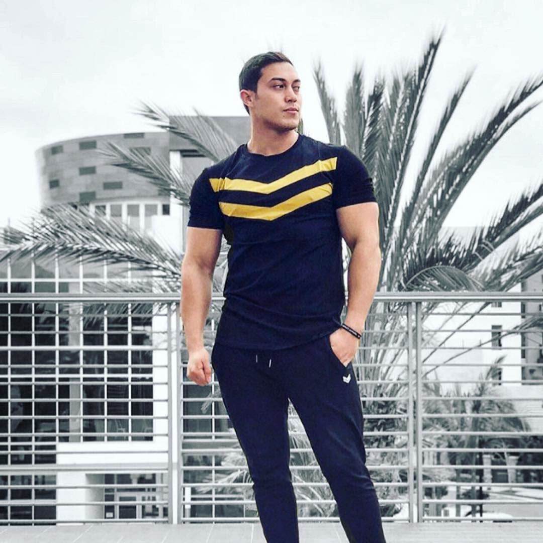 Buycenter Sports Fitness Training T-Shirt - Short Sleeve Cotton Design - Buy Center