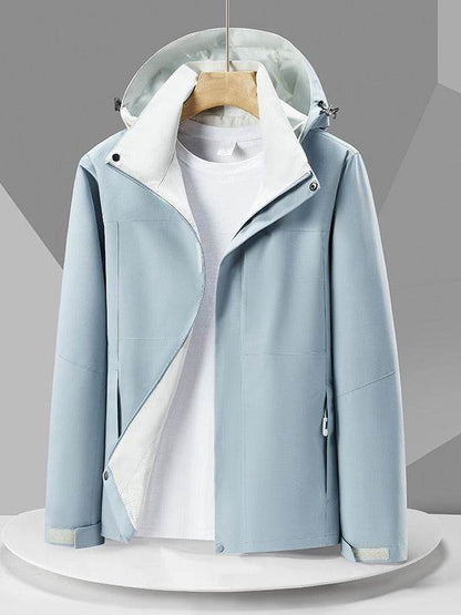 Men's Color Blocked Sports Jacket - Waterproof & Breathable Parka 2025 - Buy Center