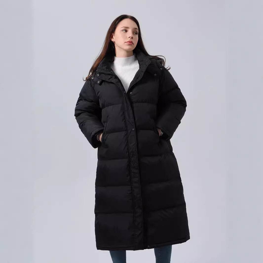 Women's Quilted Plaid Hooded Coat - Cotton-Padded, Slim Fit Style - Buy Center