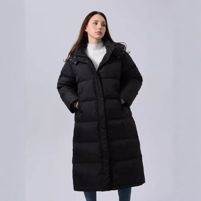 Women's Quilted Plaid Hooded Coat - Cotton-Padded, Slim Fit Style - Buy Center