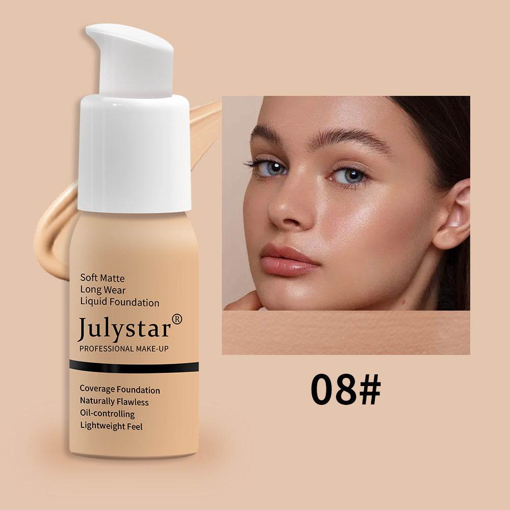 Waterproof Liquid Foundation - Long-Lasting Concealer for Flawless Skin - Buy Center