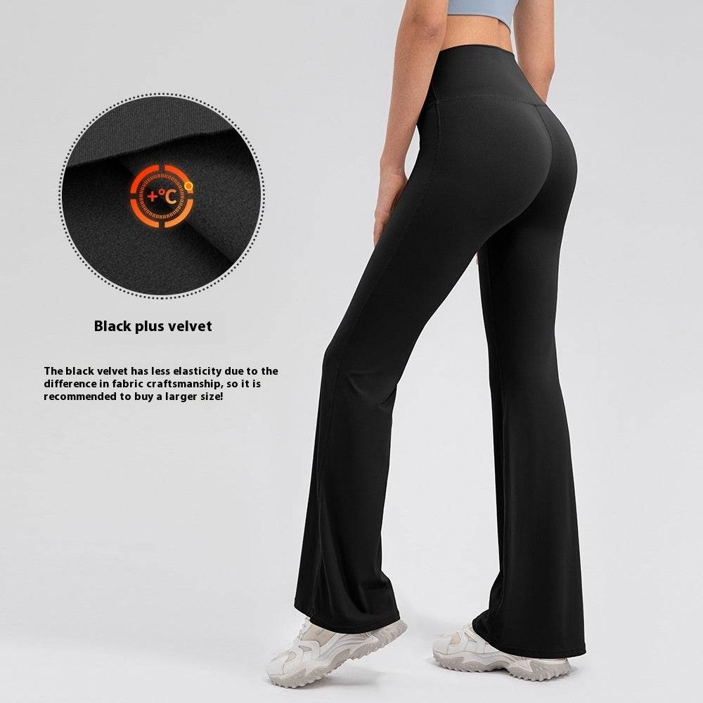 Buycenter High Waisted Hip Lifting Yoga Pants - Flared, Breathable Fit - Buy Center
