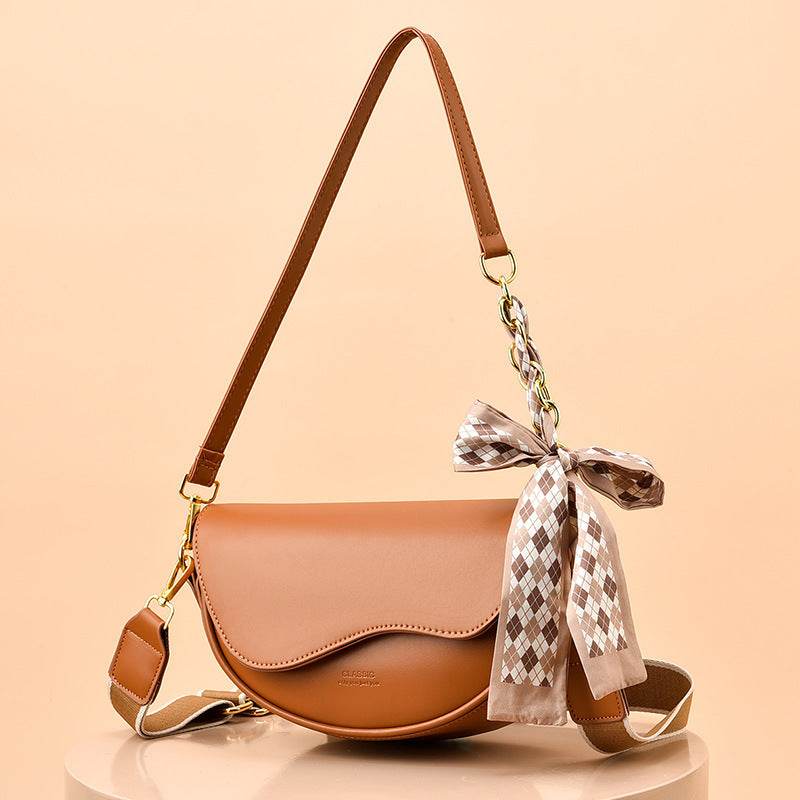 Light Luxury Women's Crossbody Bag - Stylish Saddle Bag for Everyday Use - Buy Center