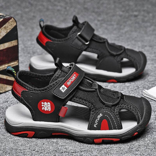 Stylish Anti-Slip Children's Sports Sandals - Velcro Closure & Soft Sole - Buy Center