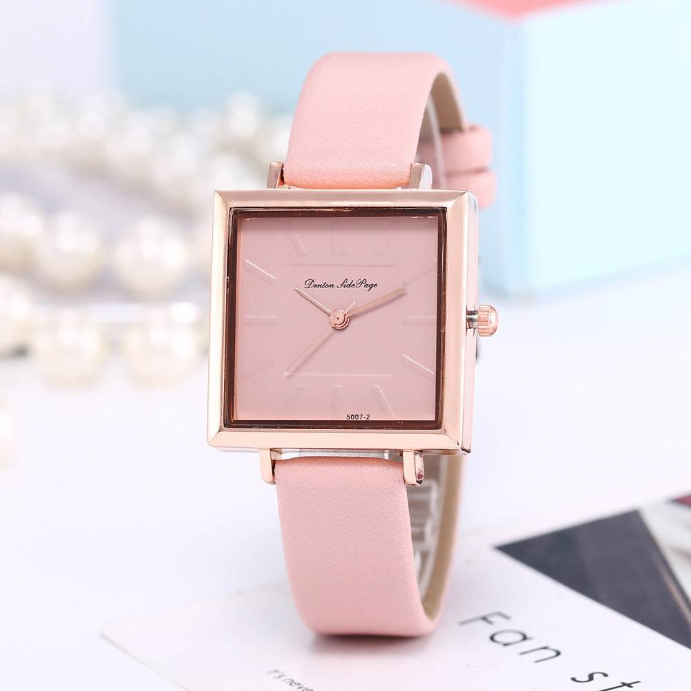 Buy Center Women's Square Quartz Watch - Casual Style, Multiple Colors - Buy Center