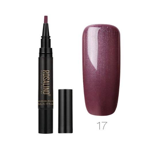 5ml Solid Color Nail Art Pen - Easy Application in 58 Vibrant Shades - Buy Center