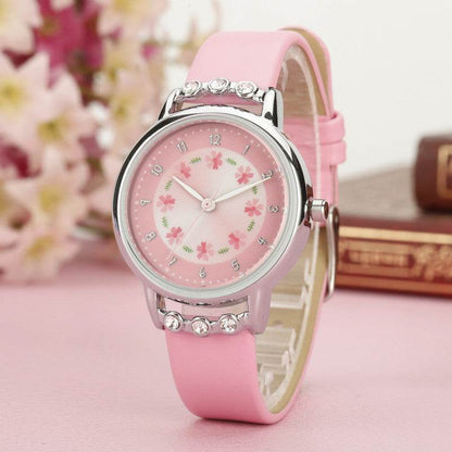 Stylish Waterproof Quartz Watch for Girls - Trendy Colors and Modern Design - Buy Center