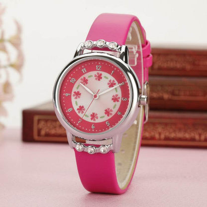 Stylish Waterproof Quartz Watch for Girls - Trendy Colors and Modern Design - Buy Center