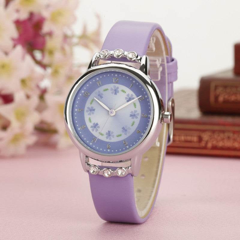 Stylish Waterproof Quartz Watch for Girls - Trendy Colors and Modern Design - Buy Center