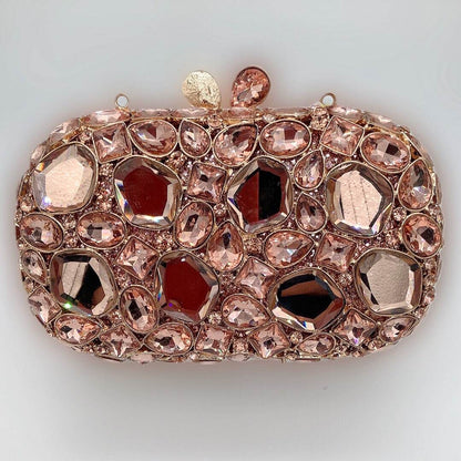 Elegant Hand-held Diamond Evening Bag - Custom Colors & Stylish Design - Buy Center