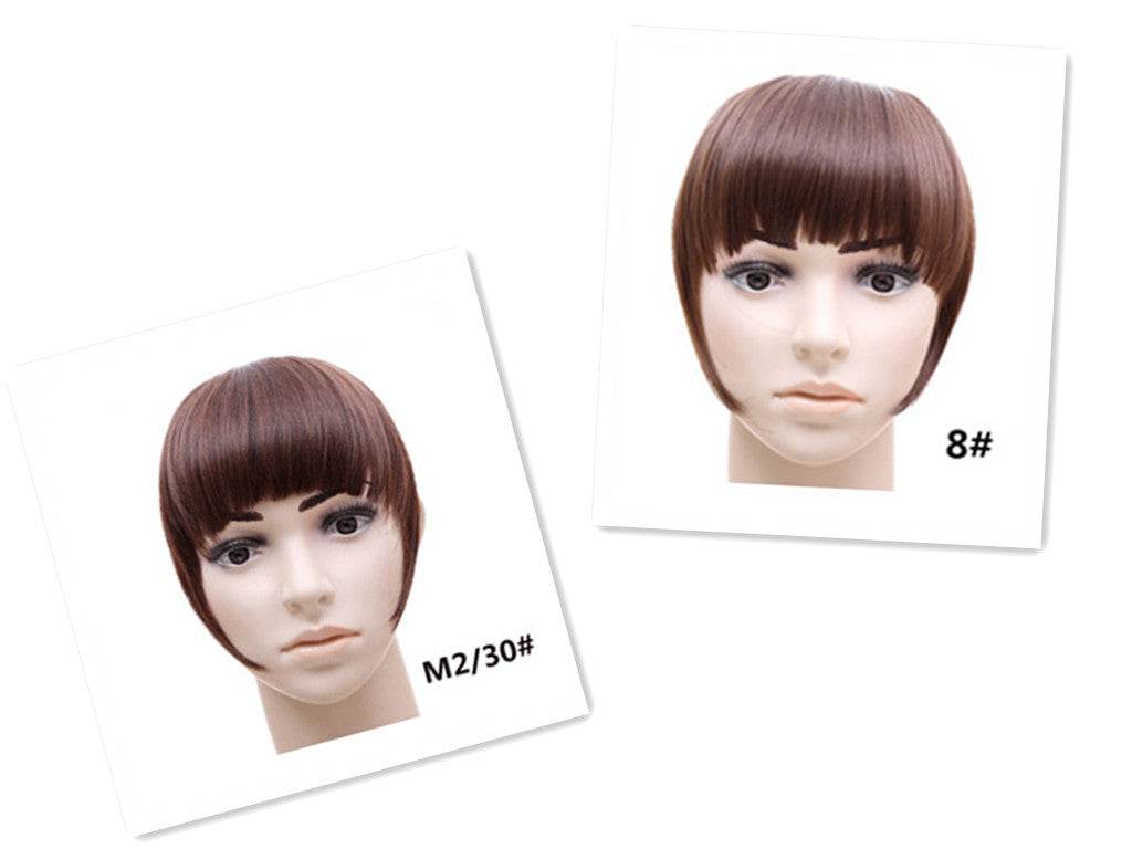 Stylish Synthetic Hair Bangs - Easy Apply Blunt Cut Hairpiece Accessory - Buy Center