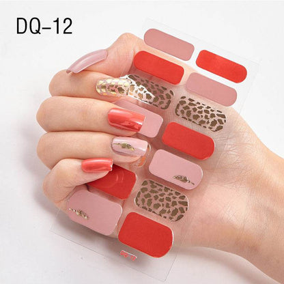 Net Red Nail Stickers - 14 Unique Designs for Trendy Nail Art 2025 - Buy Center