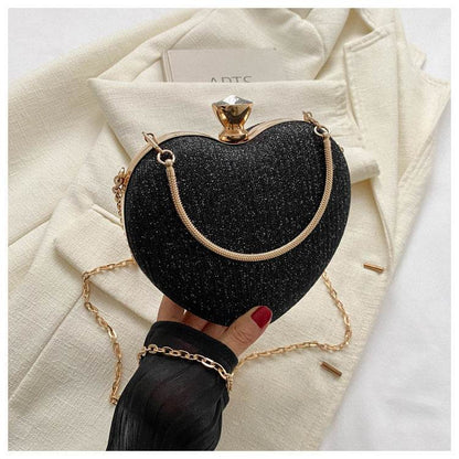 Love Chain Crossbody Handbag - Stylish Sequin Design for Valentine’s Day - Buy Center