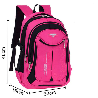 Lightweight Waterproof Schoolbag for Boys - Durable Nylon, Grades 1-6 - Buy Center