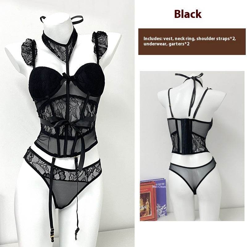 Women's Fishbone Camisole - Wine Red Halter Top with Detachable Straps - Buy Center