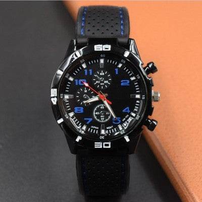 Buy Center Men's Sports Watch - Silicone Rubber, Quartz, 42mm Dial - Buy Center