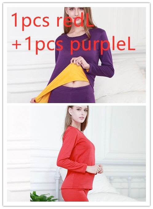 Men's Plush Thermal Underwear Set - Cozy Pullover & Loose Pants - Buy Center