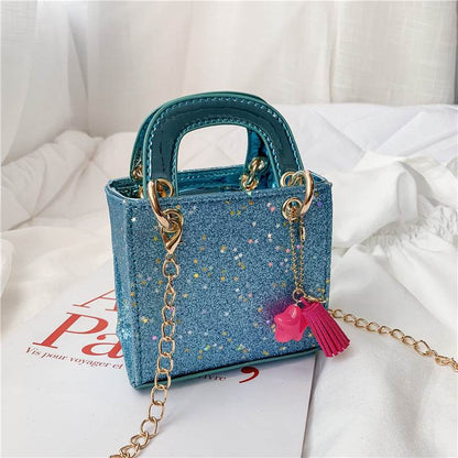 Kids' Sequined Shoulder Bag - Stylish PU Design for Boys' Essentials - Buy Center