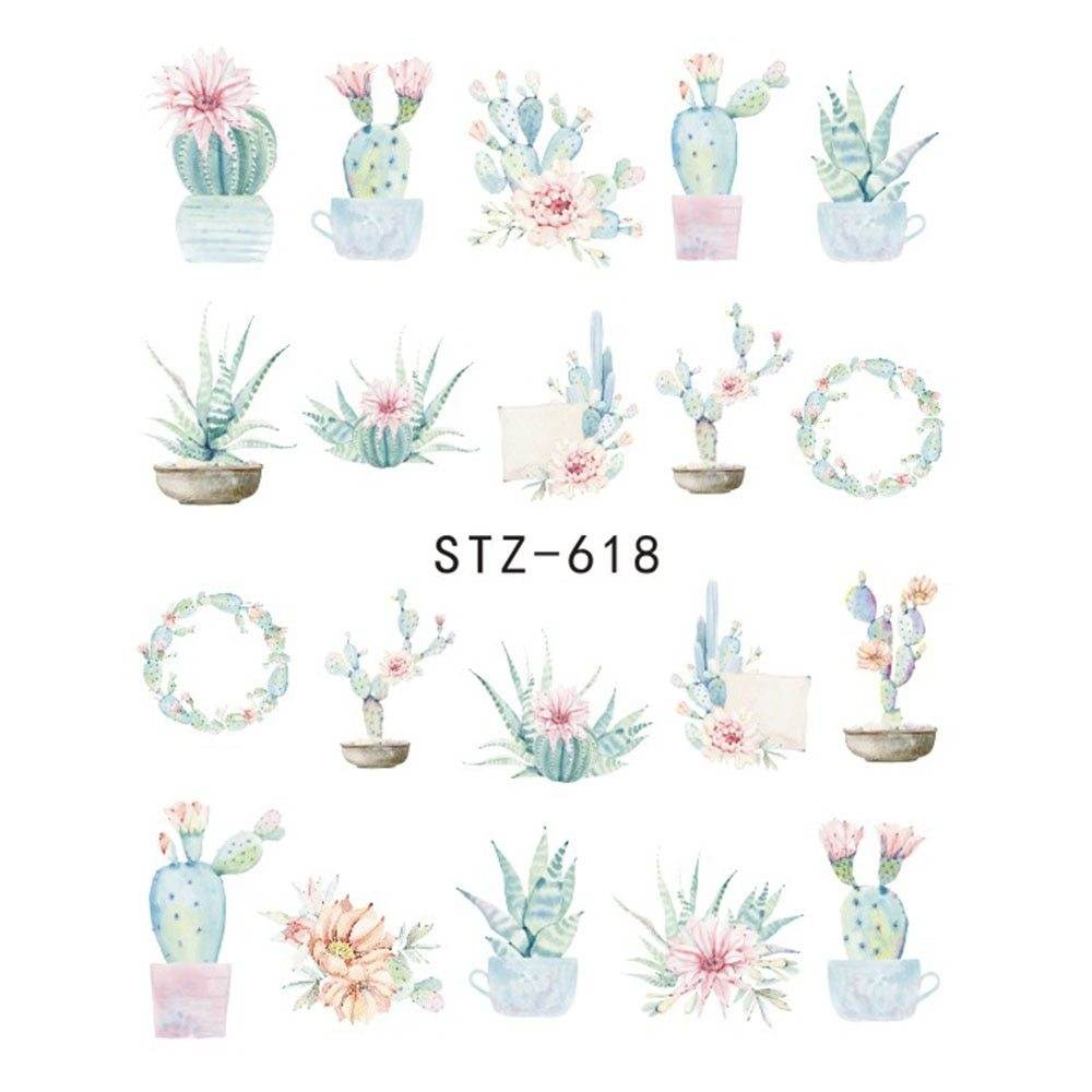 Butterfly Flower Nail Art Stickers - DIY Water Transfer Decals for Manicures - Buy Center