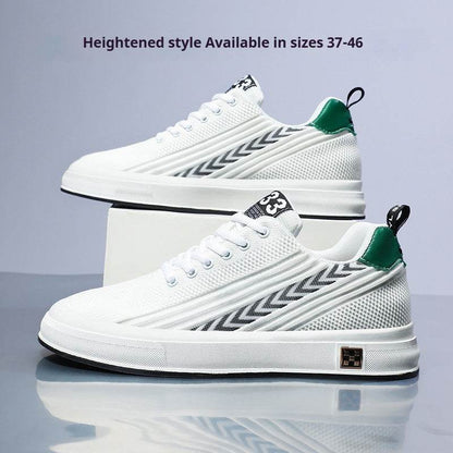 Flying Woven Skate Shoes - Stylish Mesh, Wear-Resistant, Height Increasing - Buy Center