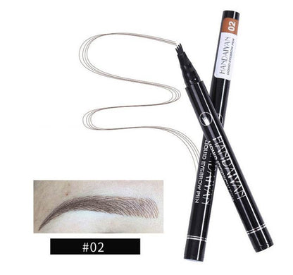 Microblading Eyebrow Pencil - Waterproof Fork Tip for Flawless Brows - Buy Center