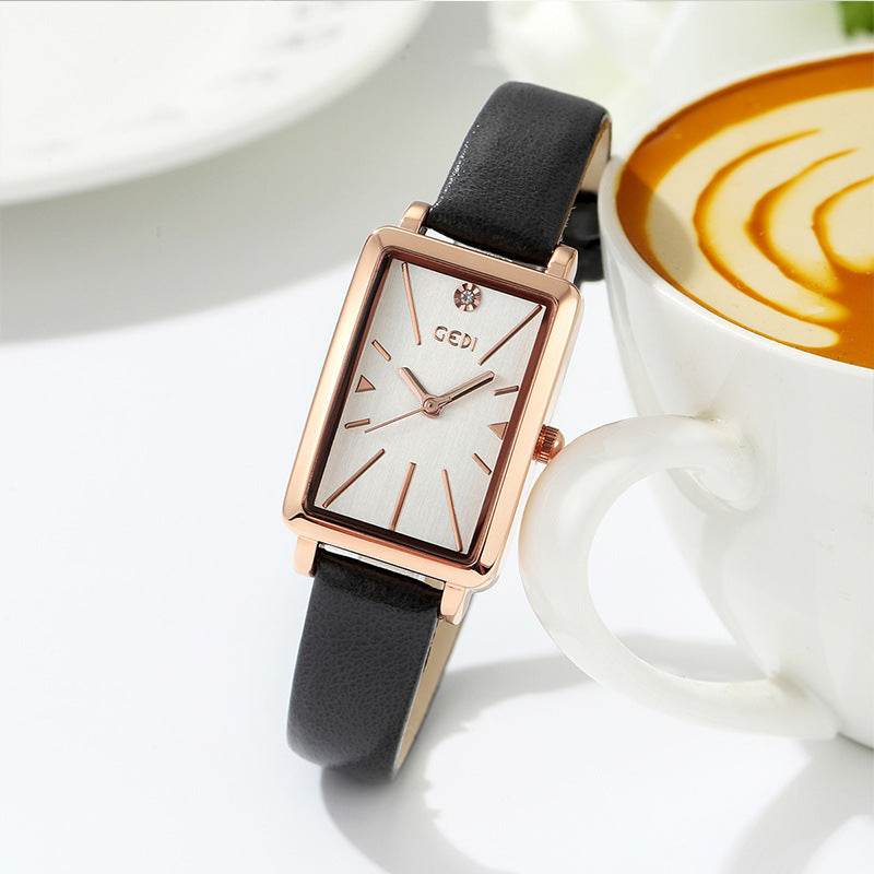 Retro Square Plate Women's Watch - Trendy Bracelet in 5 Stylish Colors - Buy Center