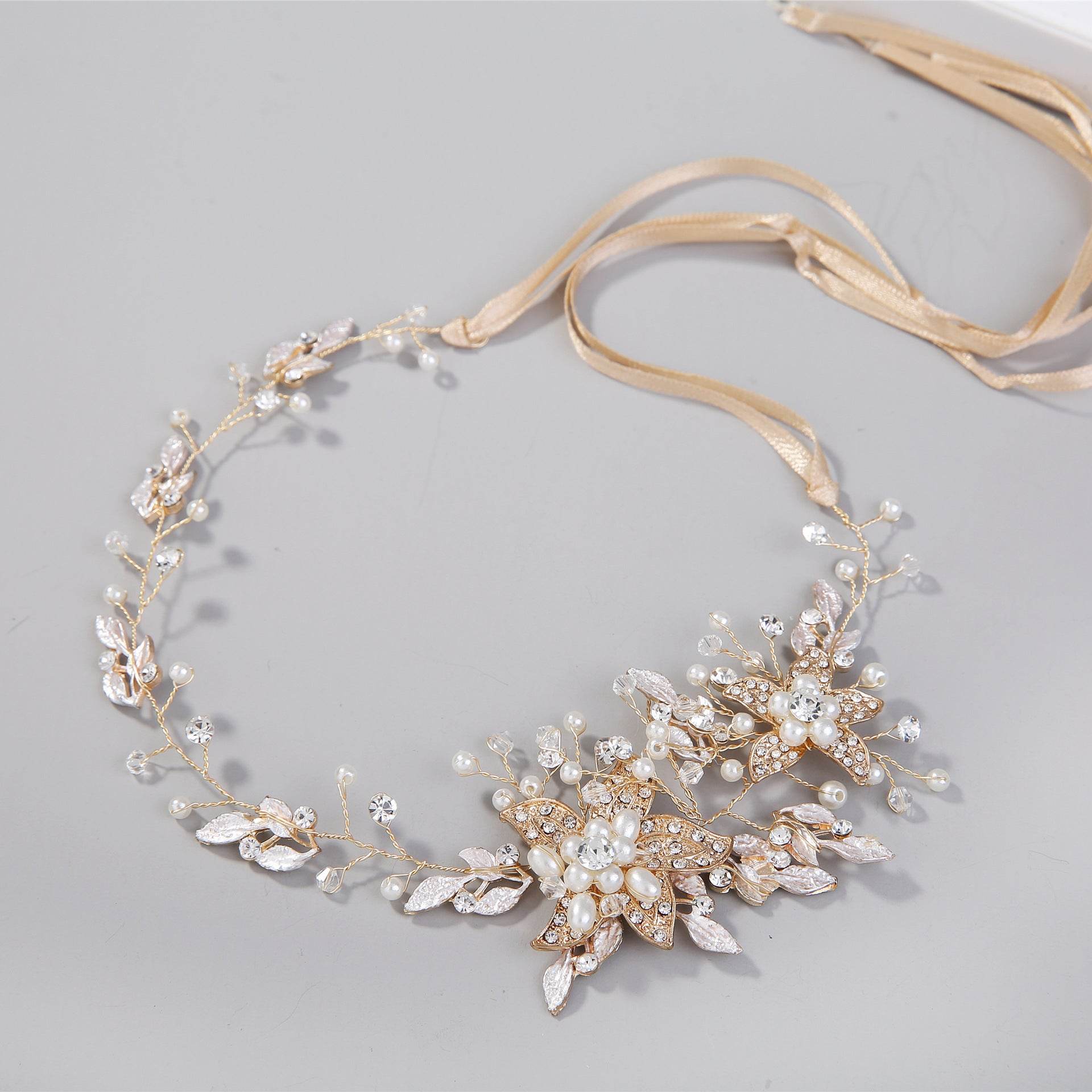 Handmade Gold & Silver Rhinestone Headdress - Luxury Hair Accessory 2025 - Buy Center