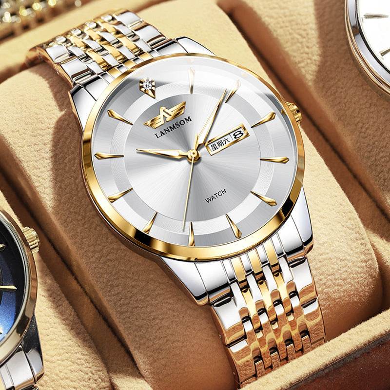 Buycenter Men's Automatic Watch - Waterproof, Stylish Calendar Design - Buy Center