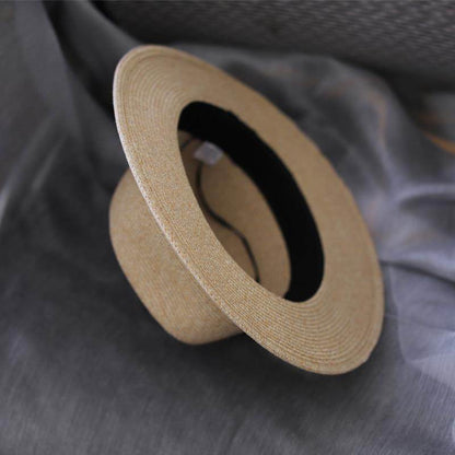 Buycenter Men's Sun-proof Beach Straw Hat - Stylish Sunshade Topper - Buy Center