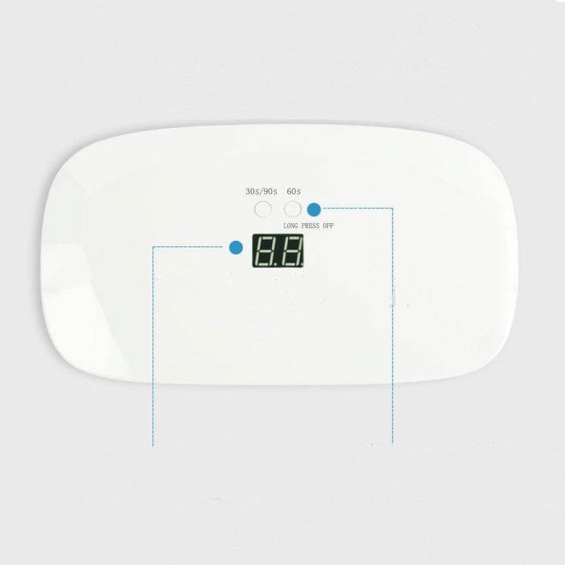 24W Portable Rechargeable Nail Lamp - UV/LED Nail Dryer for Quick Drying - Buy Center