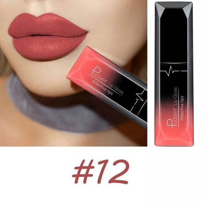 Makeup Matte Lip Gloss Lipstick - Long-Lasting, Waterproof, 21 Colors - Buy Center