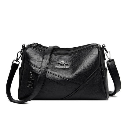Stylish Soft Leather Crossbody Bag - Trendy Large Capacity 2025 - Buy Center