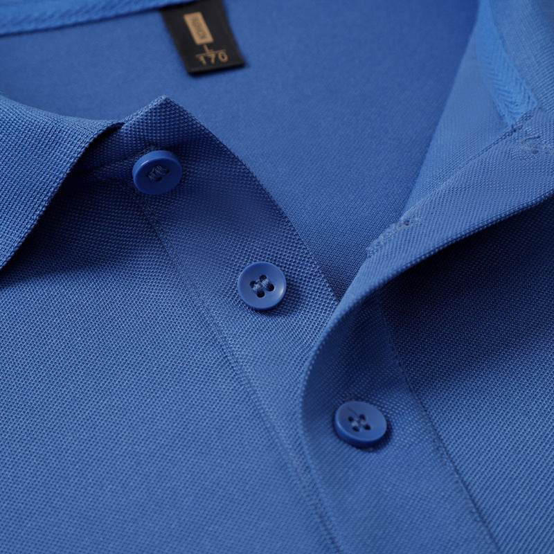 Men's Solid Polo Shirt - Short Sleeve Cotton T-Shirt in Vibrant Colors - Buy Center