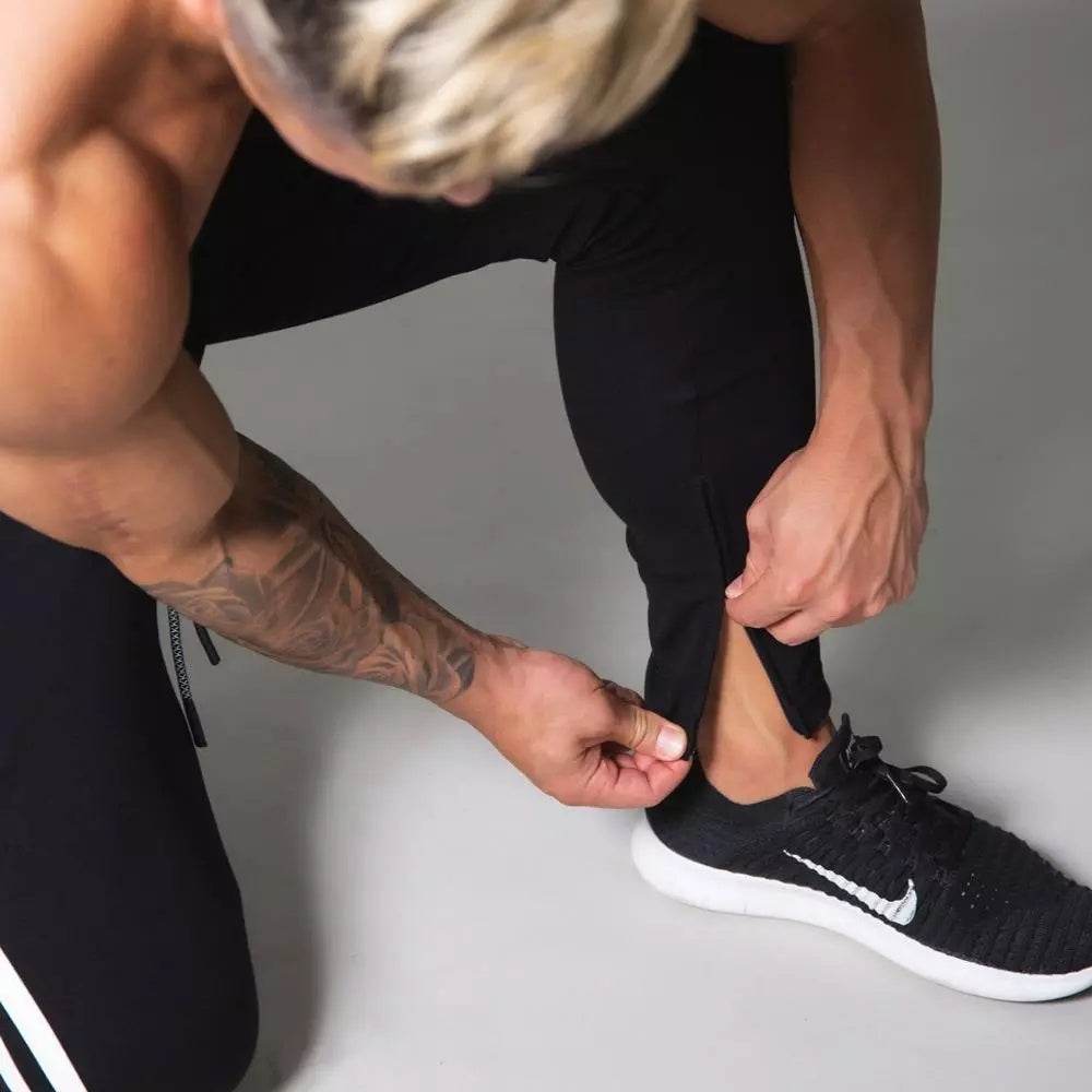 Men's Harem Sweatpants - Stretchy Cotton for Fitness & Casual Wear - Buy Center