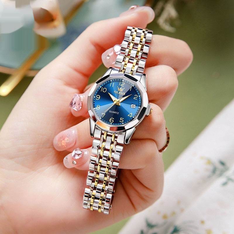 Stylish Digital Women's Quartz Watch - 30M Waterproof & Elegant Design - Buy Center