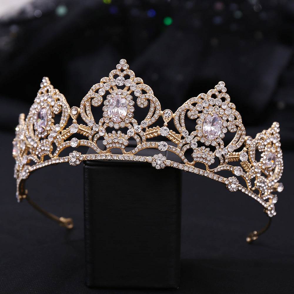 Alloy Electroplate Crowns - Korean Style Wedding Hair Jewelry for 2025 - Buy Center