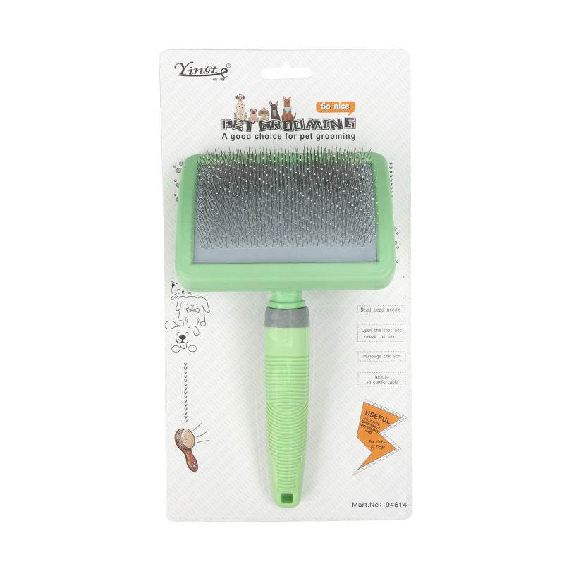 Eco-Friendly Green Pet Comb - Easy Cat Hair Removal & Grooming Tool - Buy Center