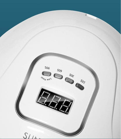 Quick-Drying Nail Polish Lamp Dryer - 120W UV/LED with Timers - Buy Center