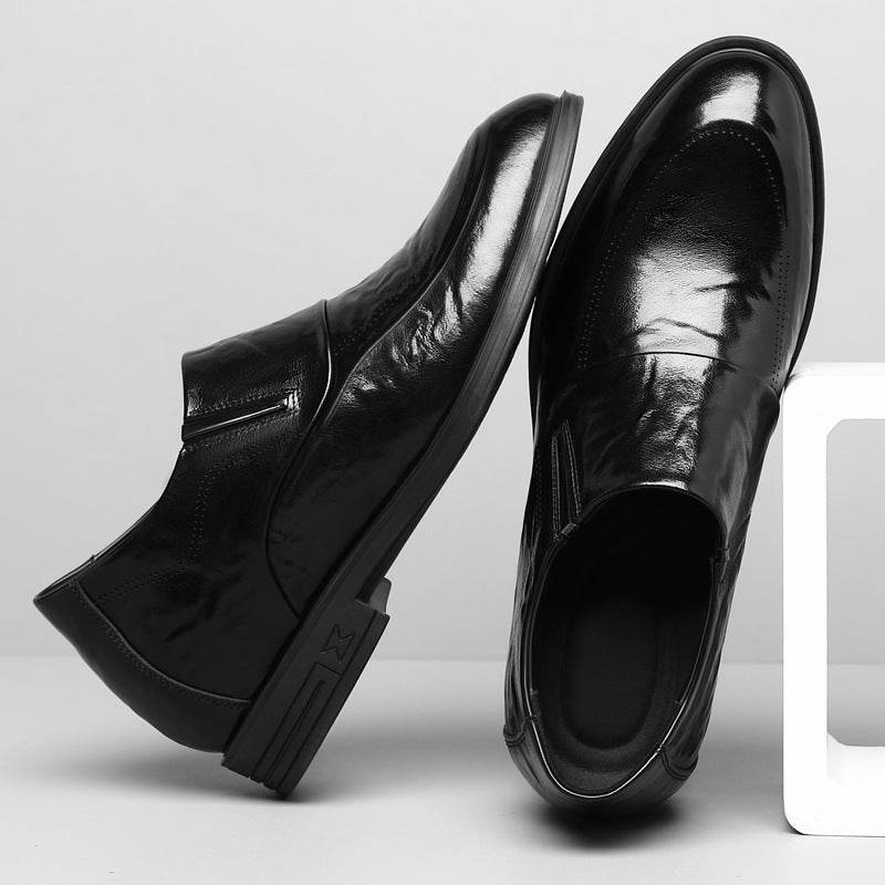 Men's Height Increasing Leather Shoes - Premium Formal Style for Business - Buy Center