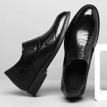 Men's Height Increasing Leather Shoes - Premium Formal Style for Business - Buy Center