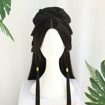 Ancient Costume Wig for Women - 70cm Long Han Chinese Style Lace - Buy Center