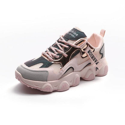 Buuycenter Trendy Wave Platform Sneakers - Stylish Women's Footwear - Buy Center